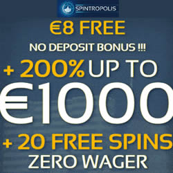 Spintropolis Casino No Deposit Bonus Codes